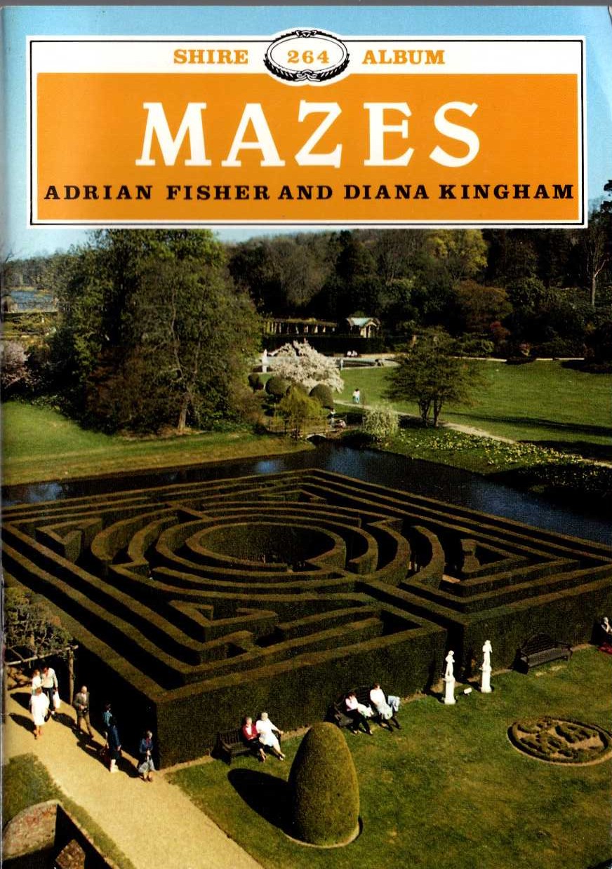 MAZES by Adrian Fisher and Diana Kingham front book cover image