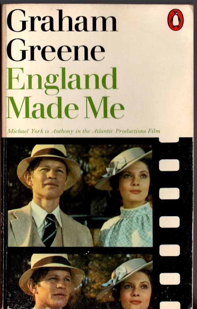 Graham Greene  ENGLAND MADE ME (Film tie-in: Michael York) front book cover image