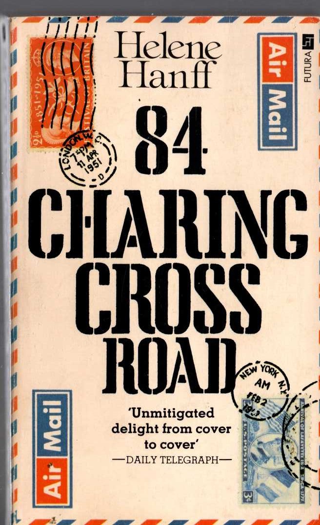 Helene Hanff  84 CHARING CROSS ROAD front book cover image