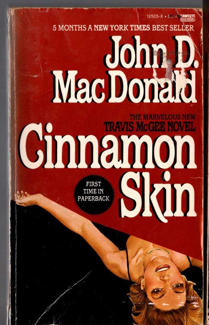 John D. MacDonald  CINNAMON SKIN front book cover image