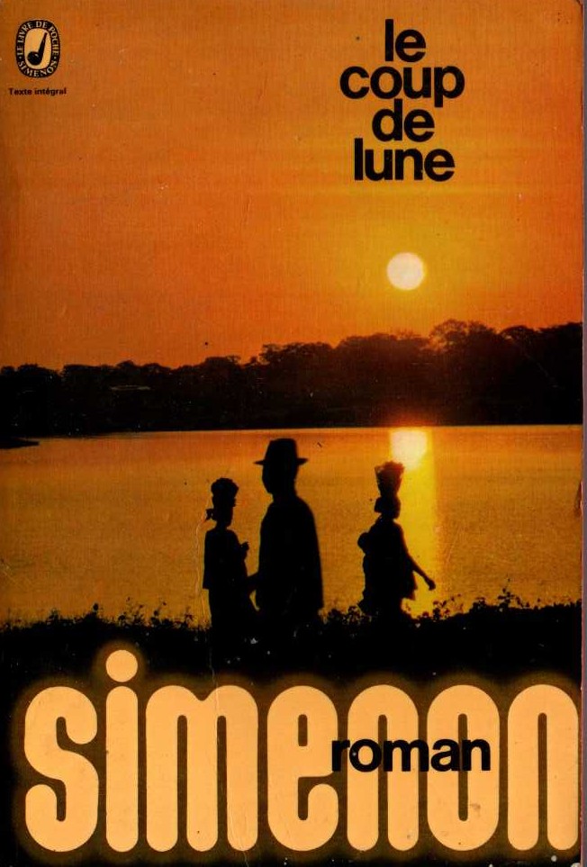 Georges Simenon  LE COU DE LUNE front book cover image