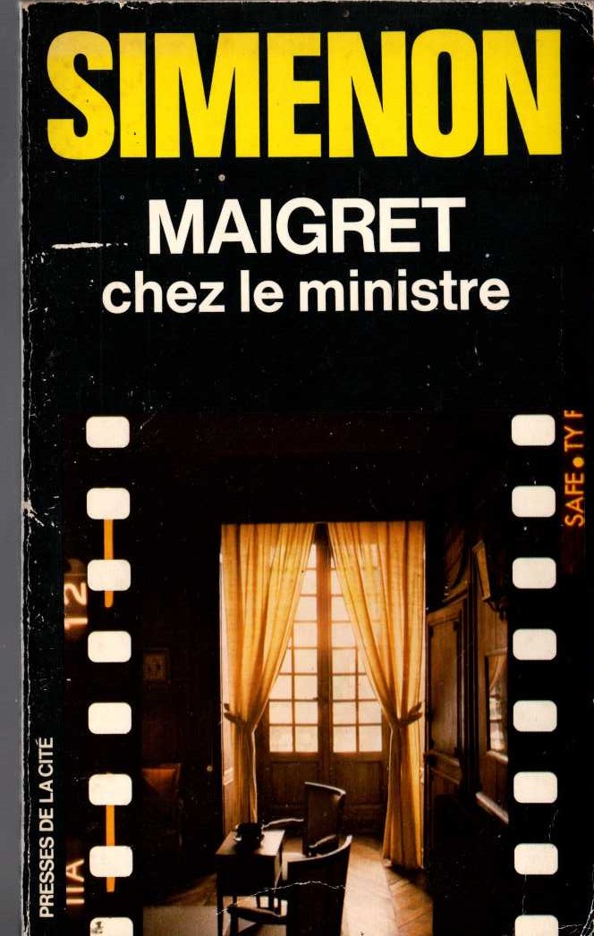Georges Simenon  MAIGRET CHEZ LE MINISTRE front book cover image