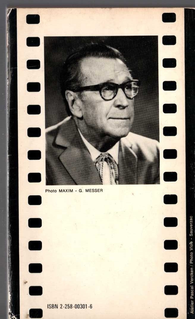 Georges Simenon  MAIGRET CHEZ LE MINISTRE magnified rear book cover image