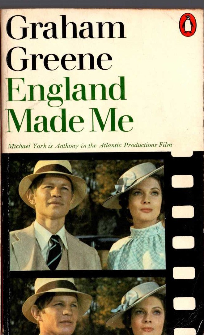 Graham Greene  ENGLAND MADE ME (Film tie-in: Michael York) front book cover image