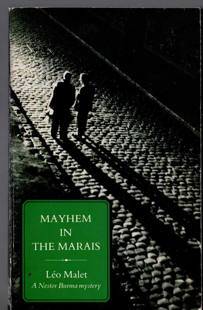 Leo Malet  MAYHEM IN THE MARAIS front book cover image