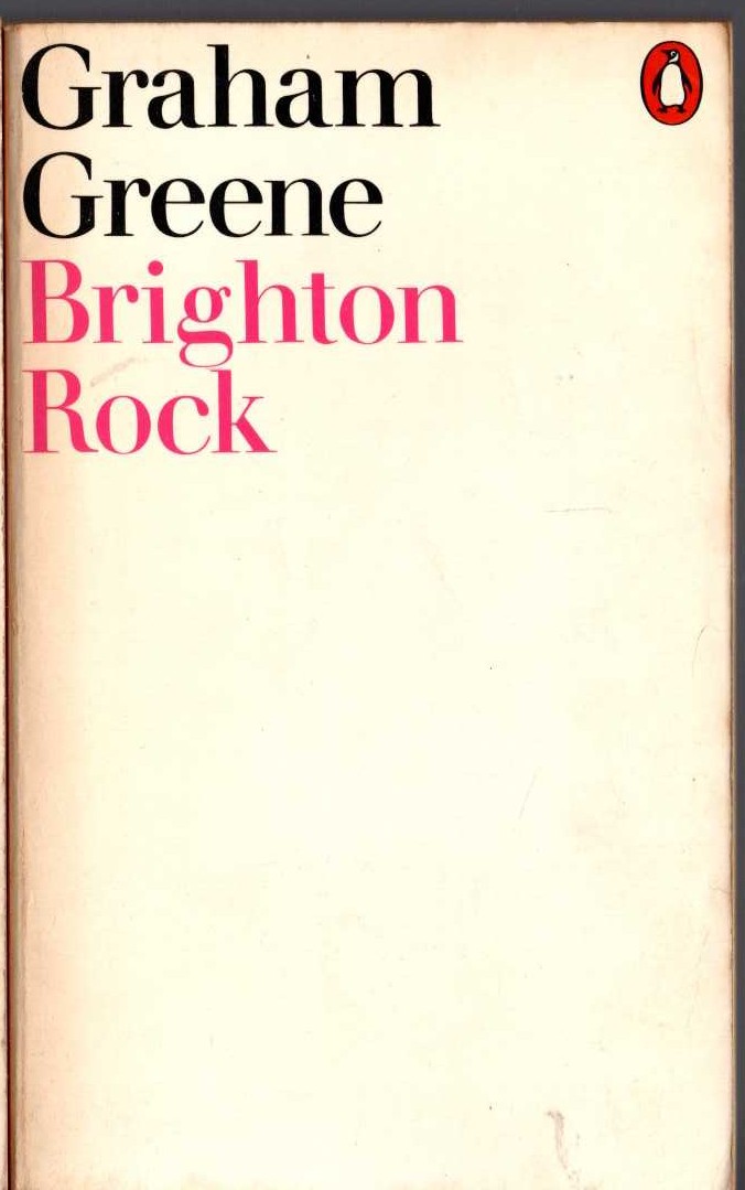 Graham Greene  BRIGHTON ROCK front book cover image