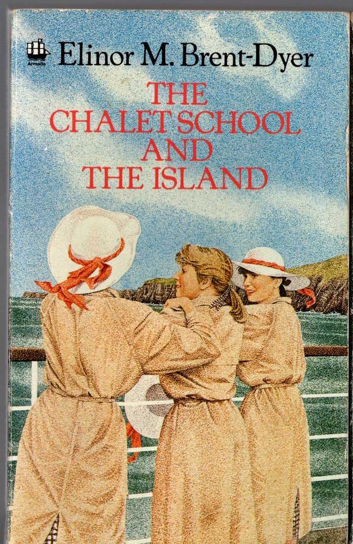 Elinor M. Brent-Dyer  THE CHALET SCHOOL AND THE ISLAND front book cover image