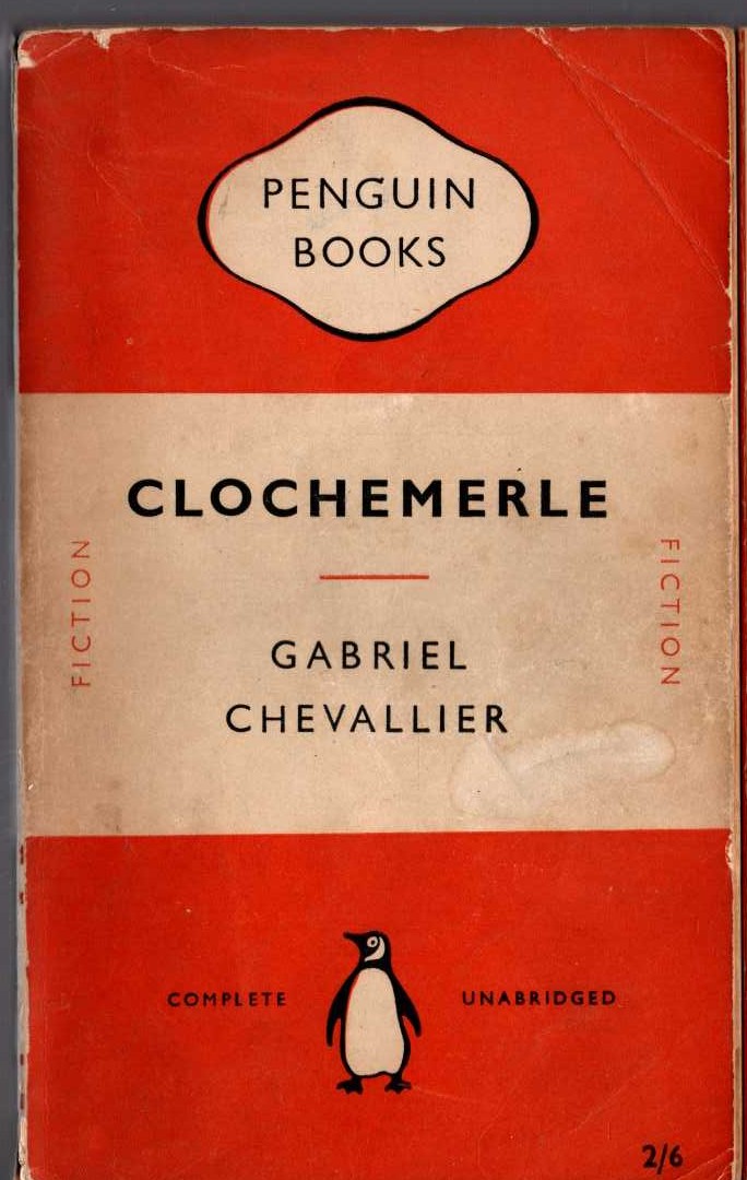 Gabriel Chevallier  CLOCHEMERLE front book cover image