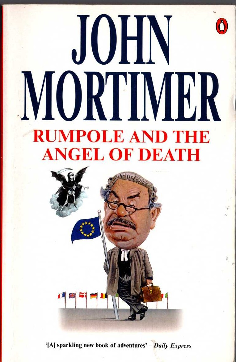 John Mortimer  RUMPOLE AND THE ANGEL OF DEATH front book cover image