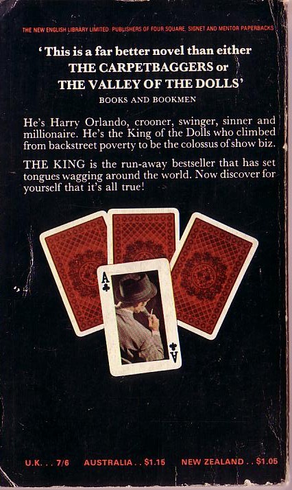 Morton Cooper  THE KING magnified rear book cover image