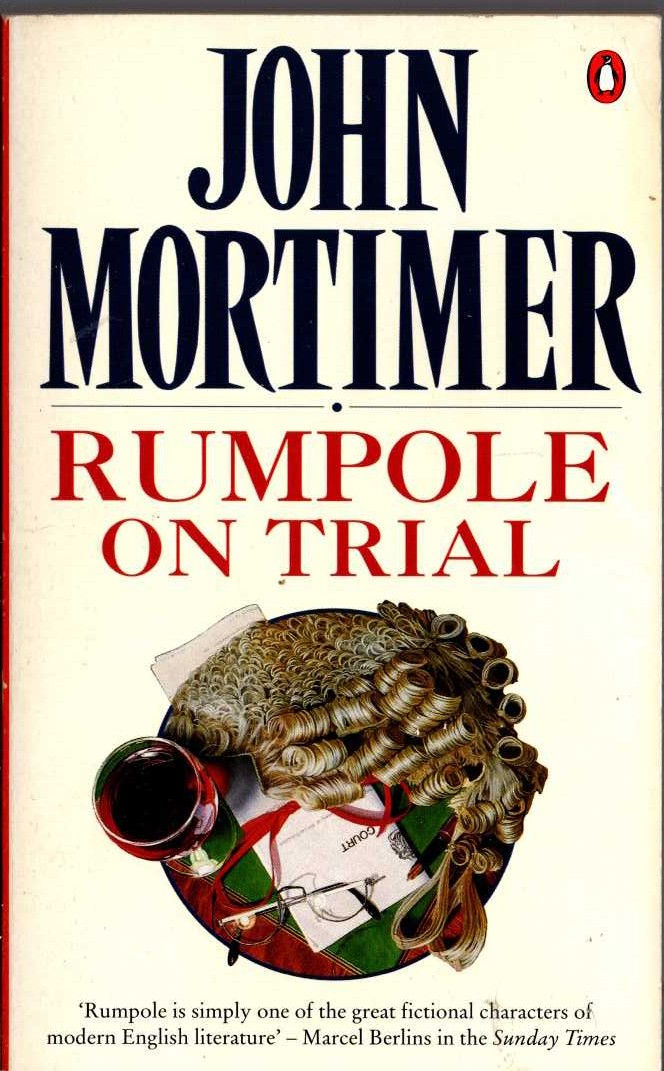 John Mortimer  RUMPOLE ON TRIAL front book cover image