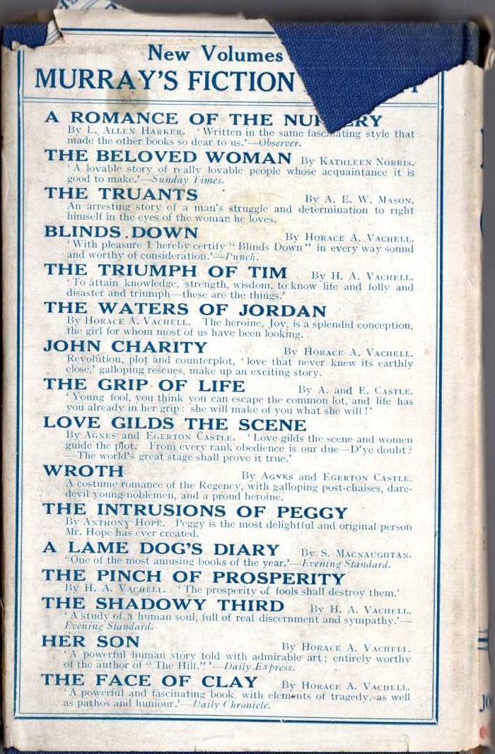 THE FACE OF CLAY magnified rear book cover image
