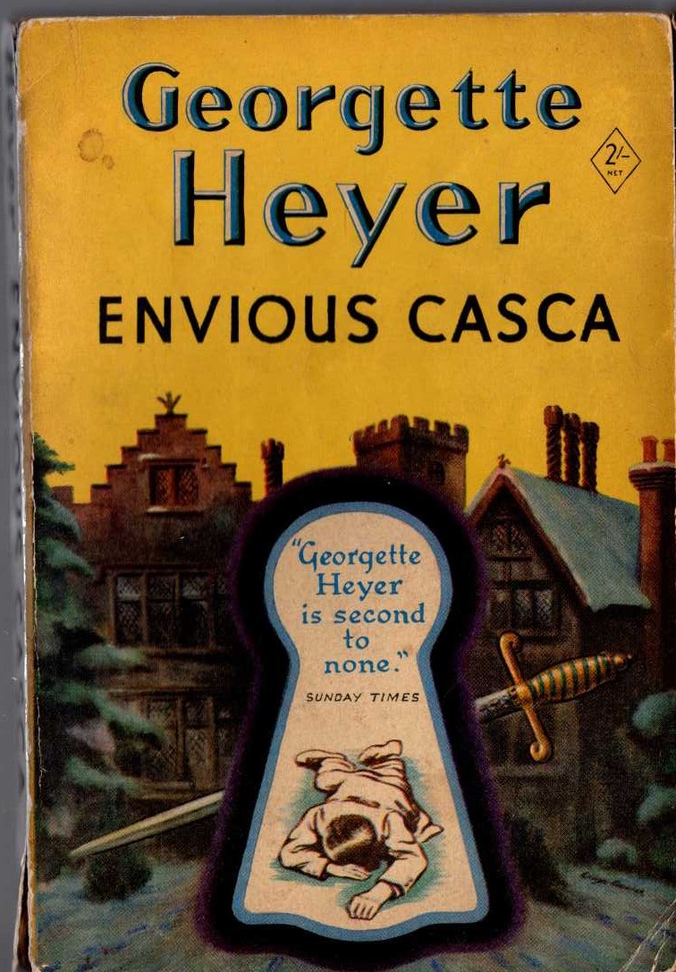 Georgette Heyer  ENVIOUS CASCA front book cover image