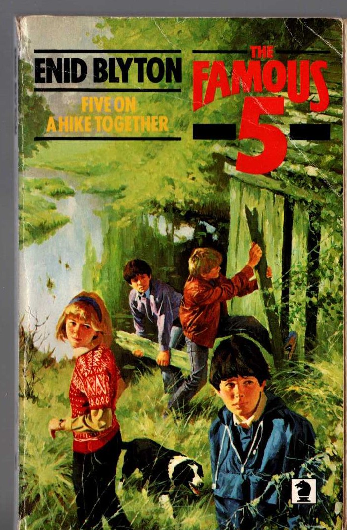 Enid Blyton  FIVE ON A HIKE TOGETHER front book cover image