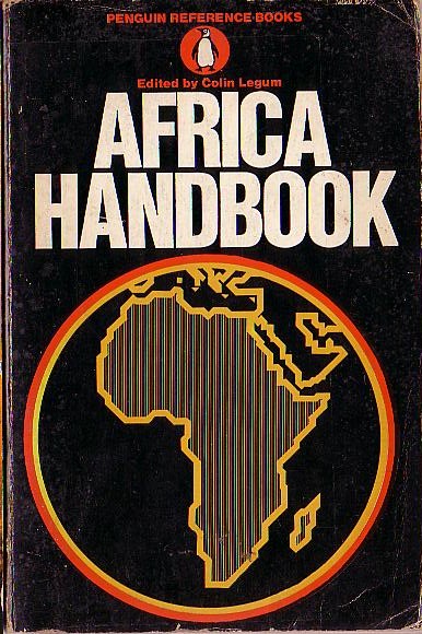 AFRICA HANDBOOK edited by Colin Legum front book cover image