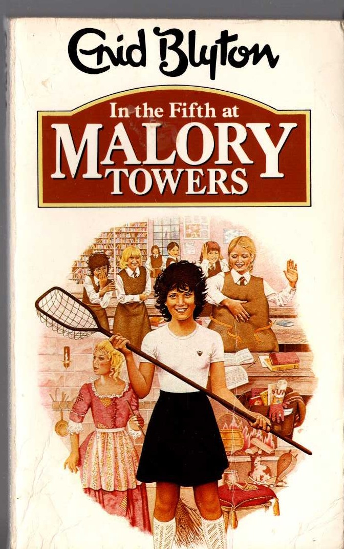 Enid Blyton  IN THE FIFTH AT MALORY TOWERS front book cover image