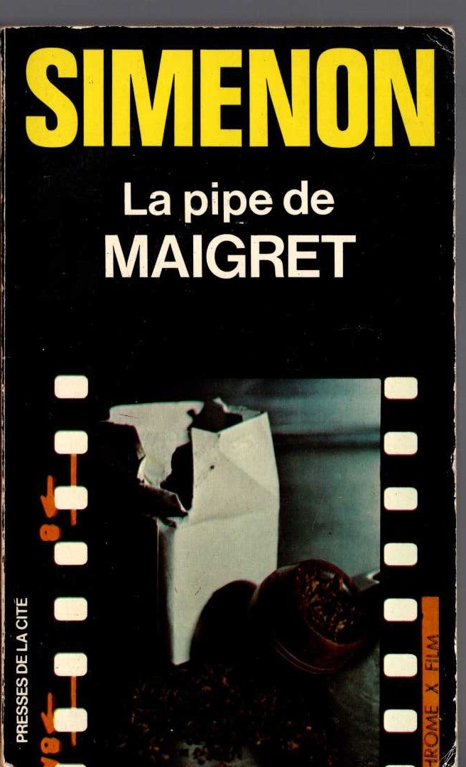 Georges Simenon  LA PIPE DE MAIGRET front book cover image