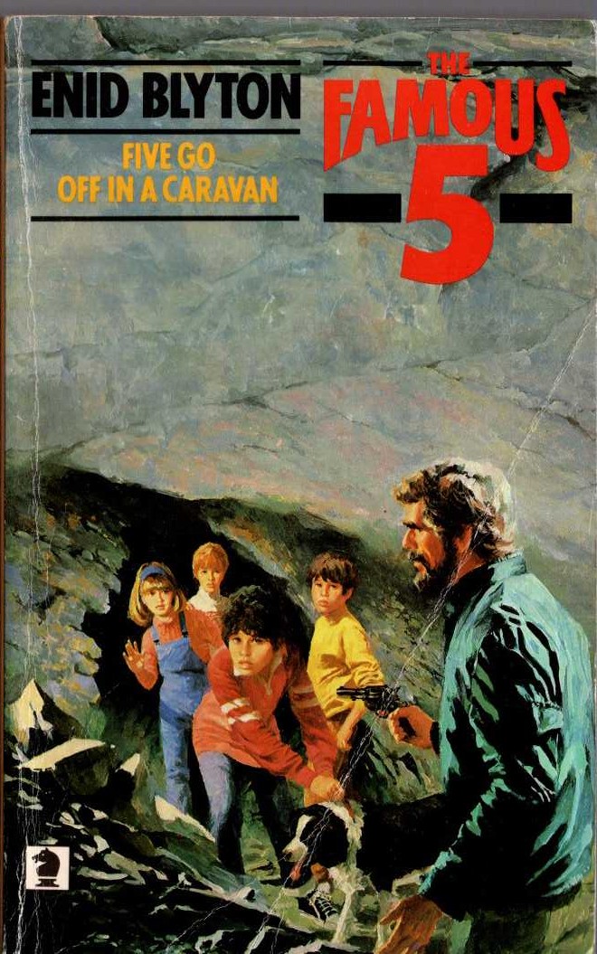 Enid Blyton  FIVE GO OFF IN A CARAVAN front book cover image