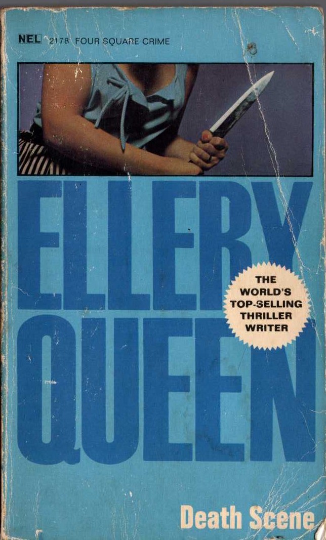 Ellery Queen (edit) DEATH SCENE (9 stories from Ellery Queen's Mystery Magazine) front book cover image