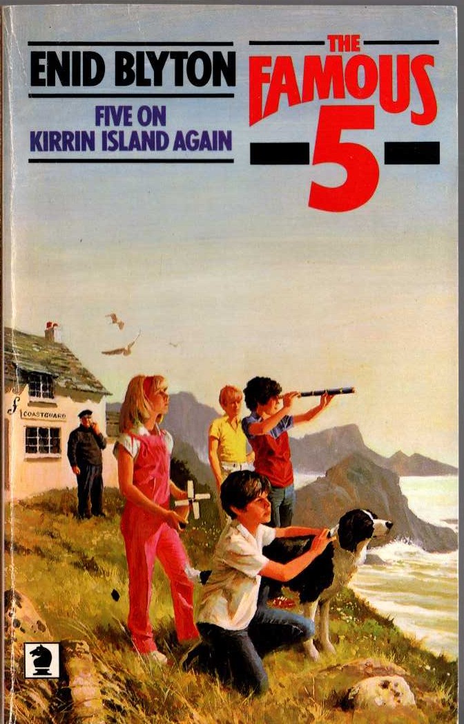 Enid Blyton  FIVE ON KIRRIN ISLAND AGAIN front book cover image