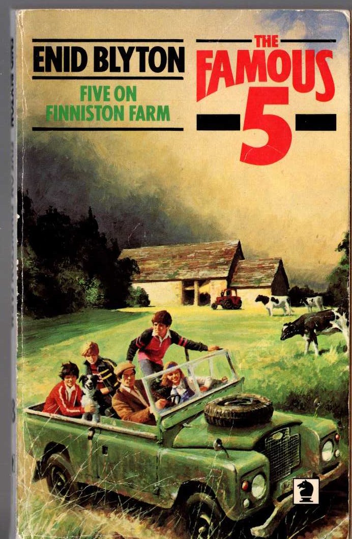 Enid Blyton  FIVE ON FINNISTON FARM front book cover image