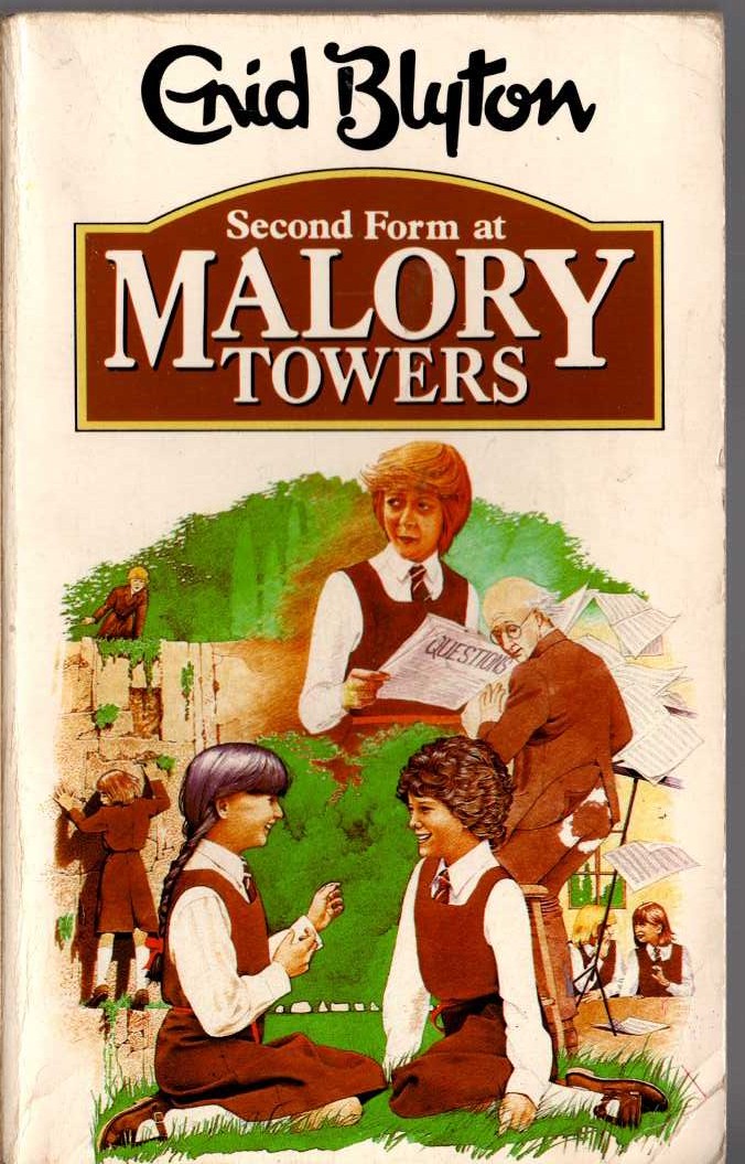Enid Blyton  SECOND FORM AT MALORY TOWERS front book cover image