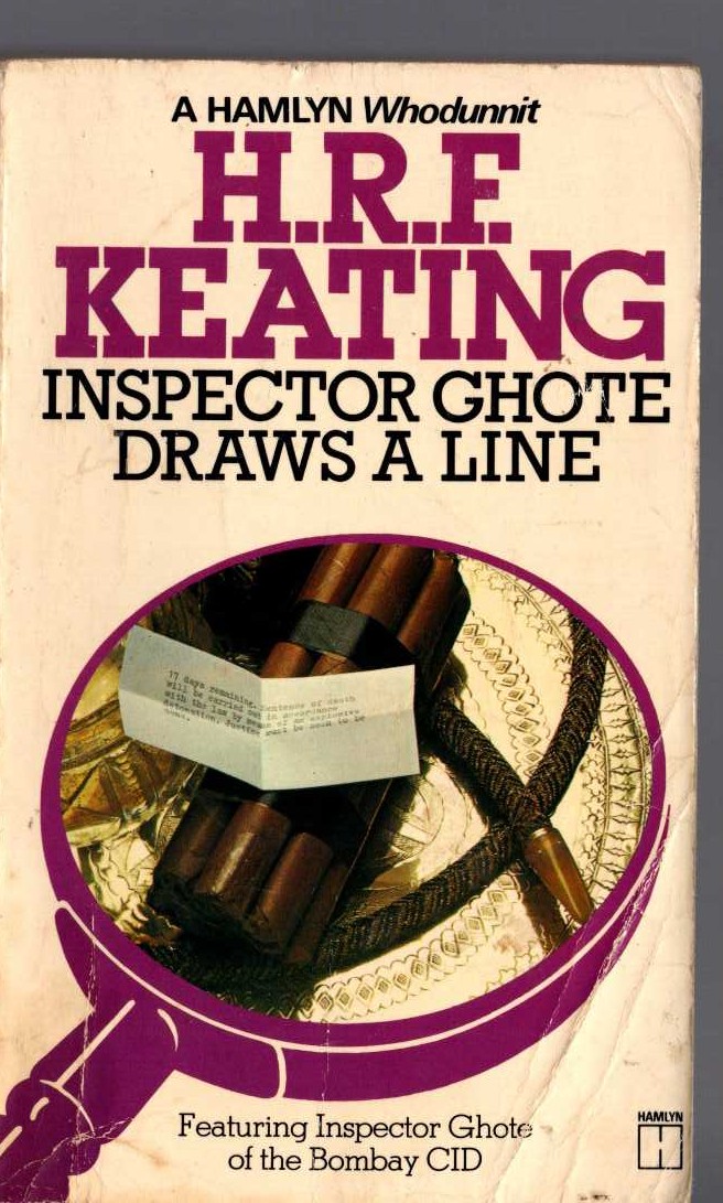 H.R.F. Keating  INSPECTOR GHOTE DRAWS A LINE front book cover image