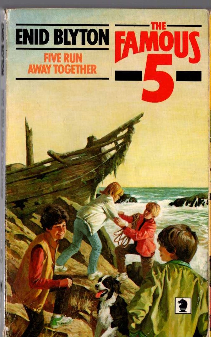 Enid Blyton  FIVE RUN AWAY TOGETHER front book cover image