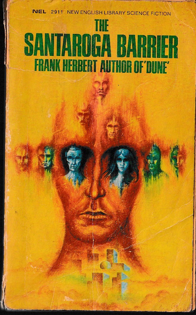 Frank Herbert  THE SANTAROGA BARRIER front book cover image