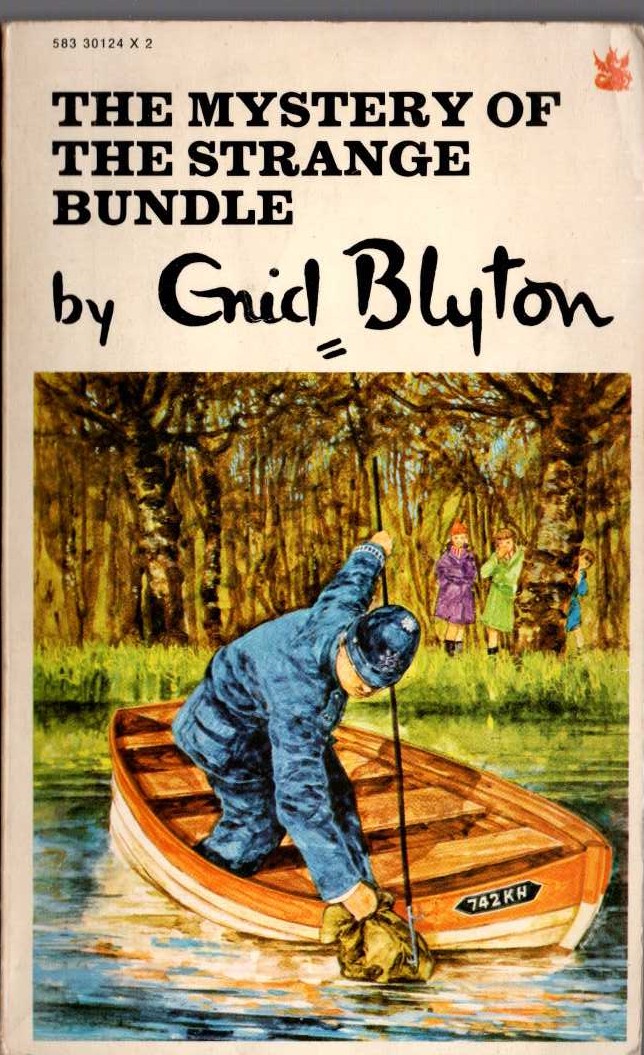 Enid Blyton  THE MYSTERY OF THE STRANGE BUNDLE front book cover image