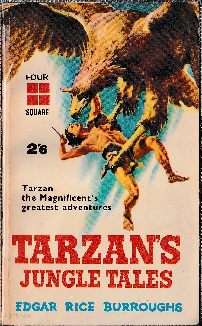 Edgar Rice Burroughs  TARZAN'S JUNGLE TALES front book cover image