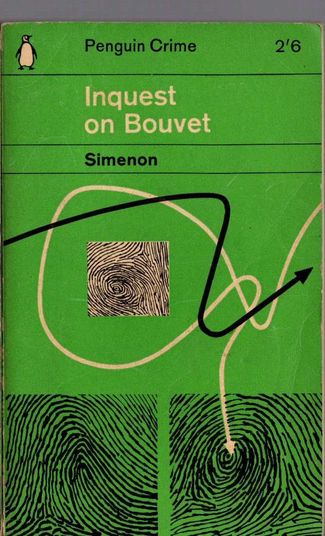 Georges Simenon  INQUEST ON BOUVET front book cover image