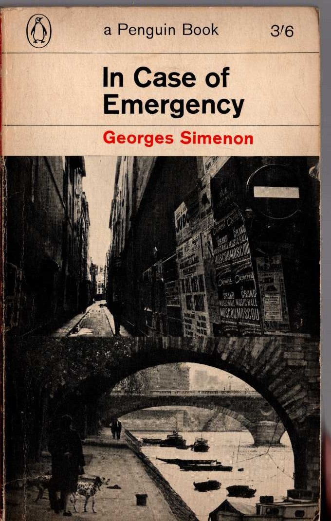 Georges Simenon  IN CASE OF EMERGENCY front book cover image