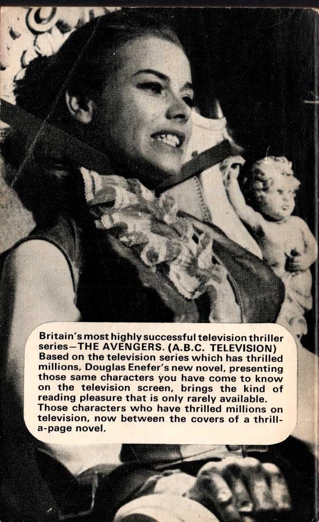 Douglas Enefer  THE AVENGERS magnified rear book cover image