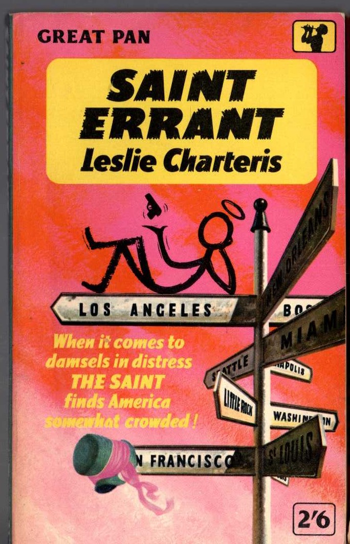 Leslie Charteris  SAINT ERRANT front book cover image