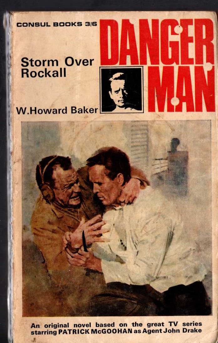 W.Howard Baker  DANGER MAN: STORM OVER ROCKALL front book cover image