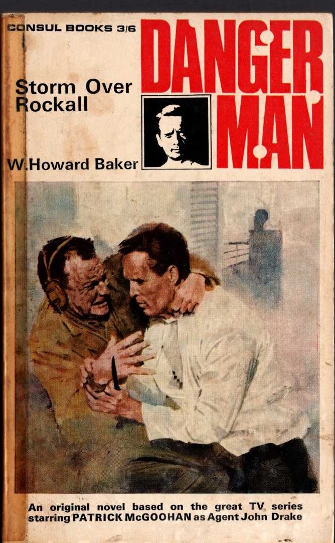 W.Howard Baker  DANGER MAN: STORM OVER ROCKALL front book cover image