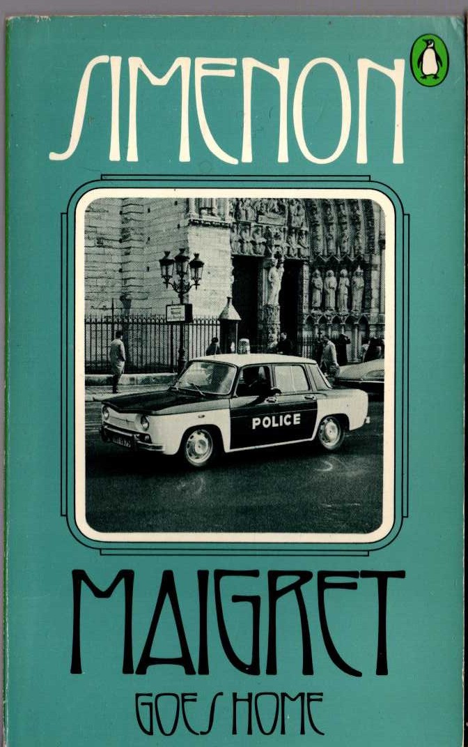 Georges Simenon  MAIGRET GOES HOME front book cover image