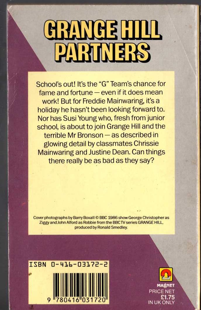 Phil Redmond  GRANGE HILL PARTNERS magnified rear book cover image