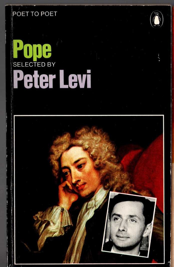Peter Levi (selects) POPE [POETRY] front book cover image