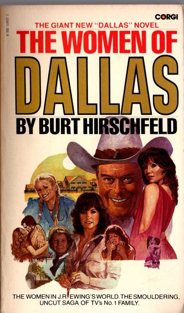 Burt Hirschfeld  THE WOMEN OF DALLAS front book cover image