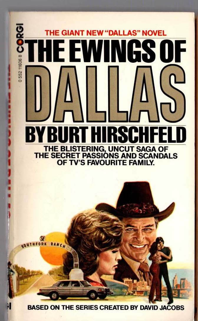 Burt Hirschfeld  THE EWINGS OF DALLAS front book cover image