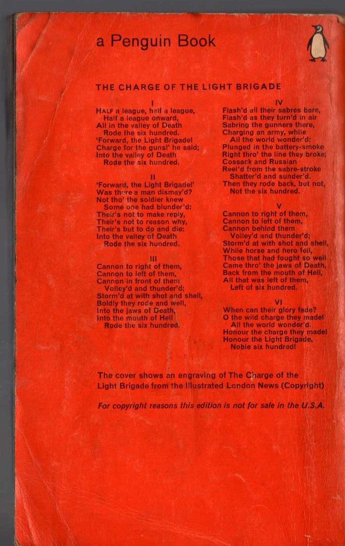 Cecil Woodham-Smith  THE REASON WHY magnified rear book cover image