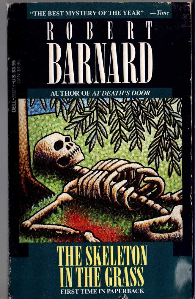 Robert Barnard  THE SKELETON IN THE GRASS front book cover image