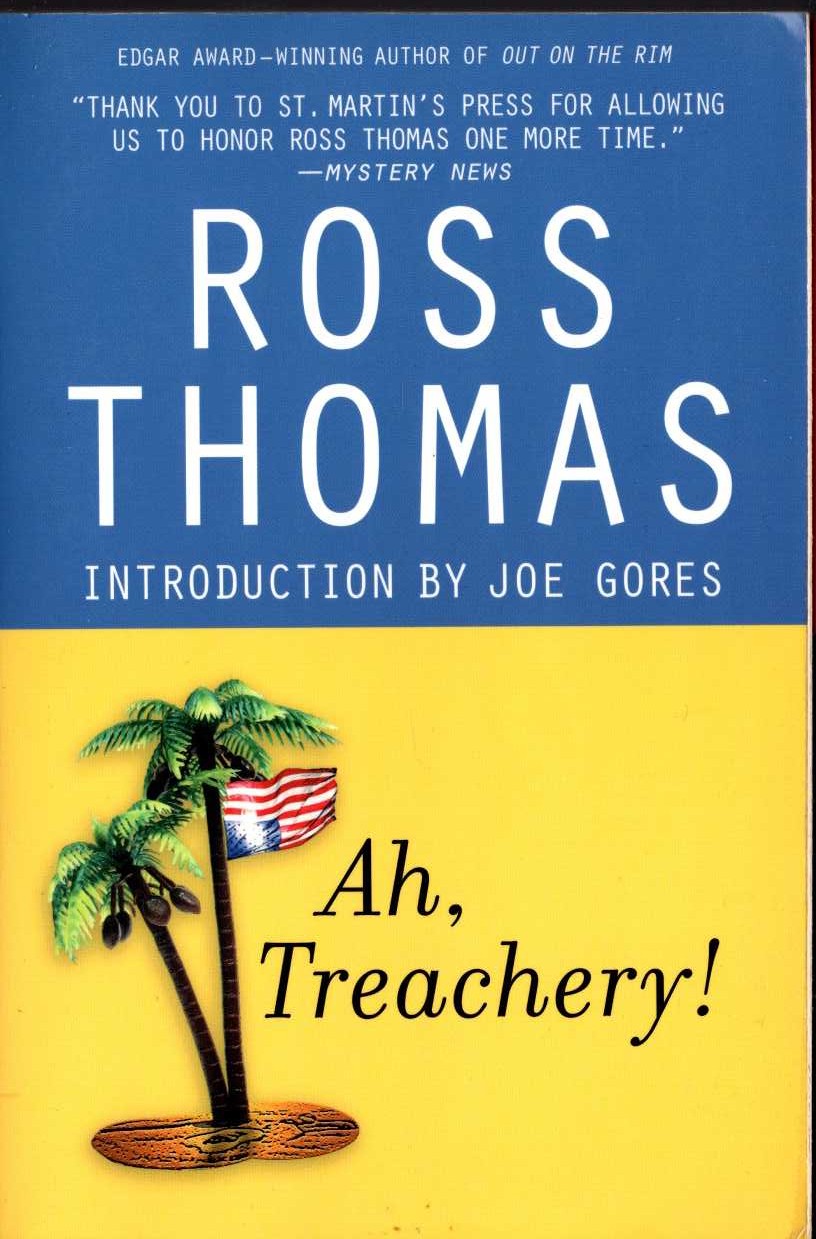 Ross Thomas  AH, TREACHERY! front book cover image