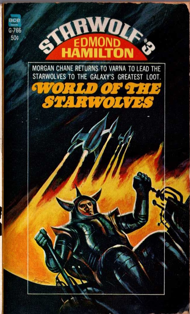 Edmond Hamilton  STARWOLF 3: WORLD OF THE STARWOLVES front book cover image