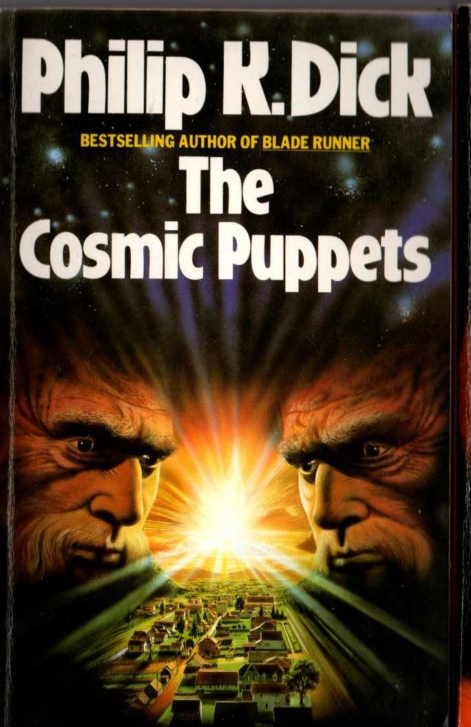 Philip K. Dick  THE COSMIC PUPPETS front book cover image
