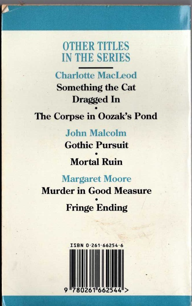 Patricia Moyes  NIGHT FERRY TO DEATH and BLACK GIRL, WHITE GIRL magnified rear book cover image