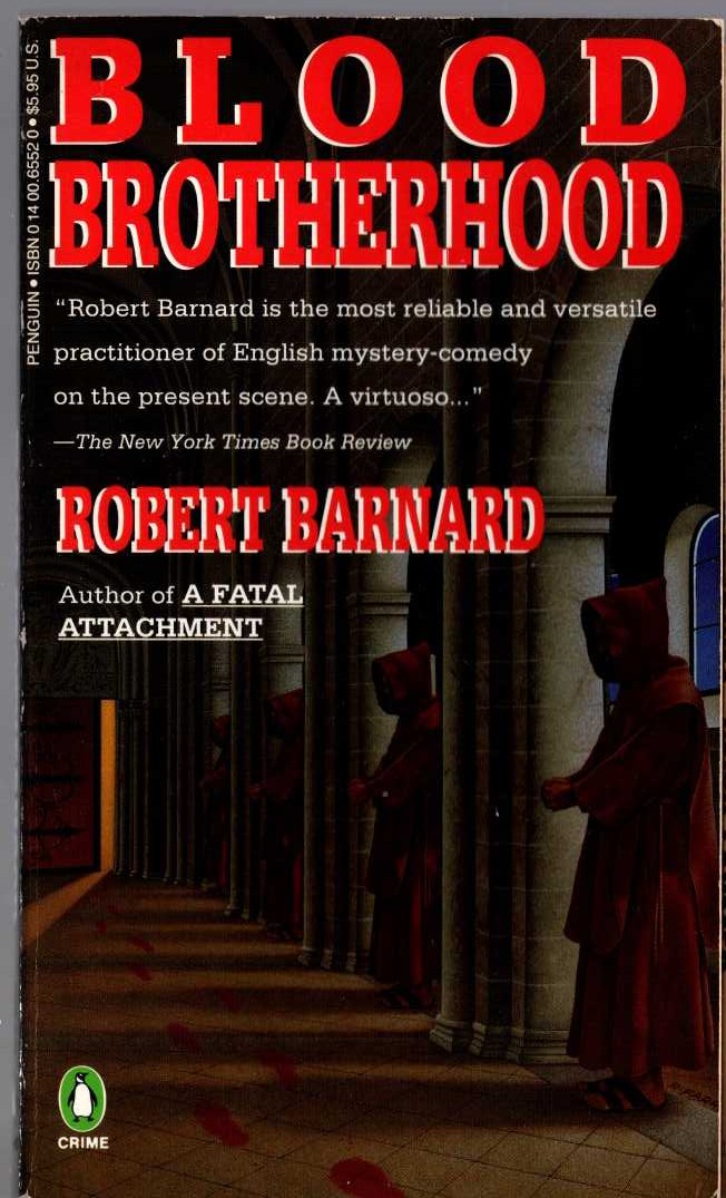 Robert Barnard  BLOOD BROTHERHOOD front book cover image