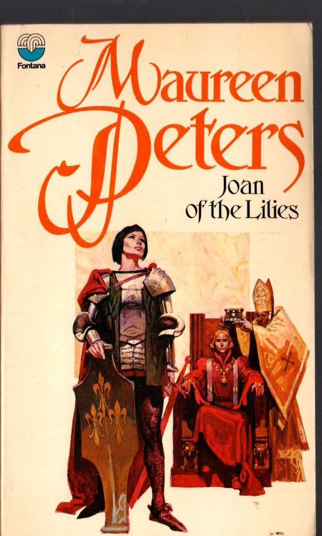 Maureen Peters  JOAN OF THE LILIES front book cover image